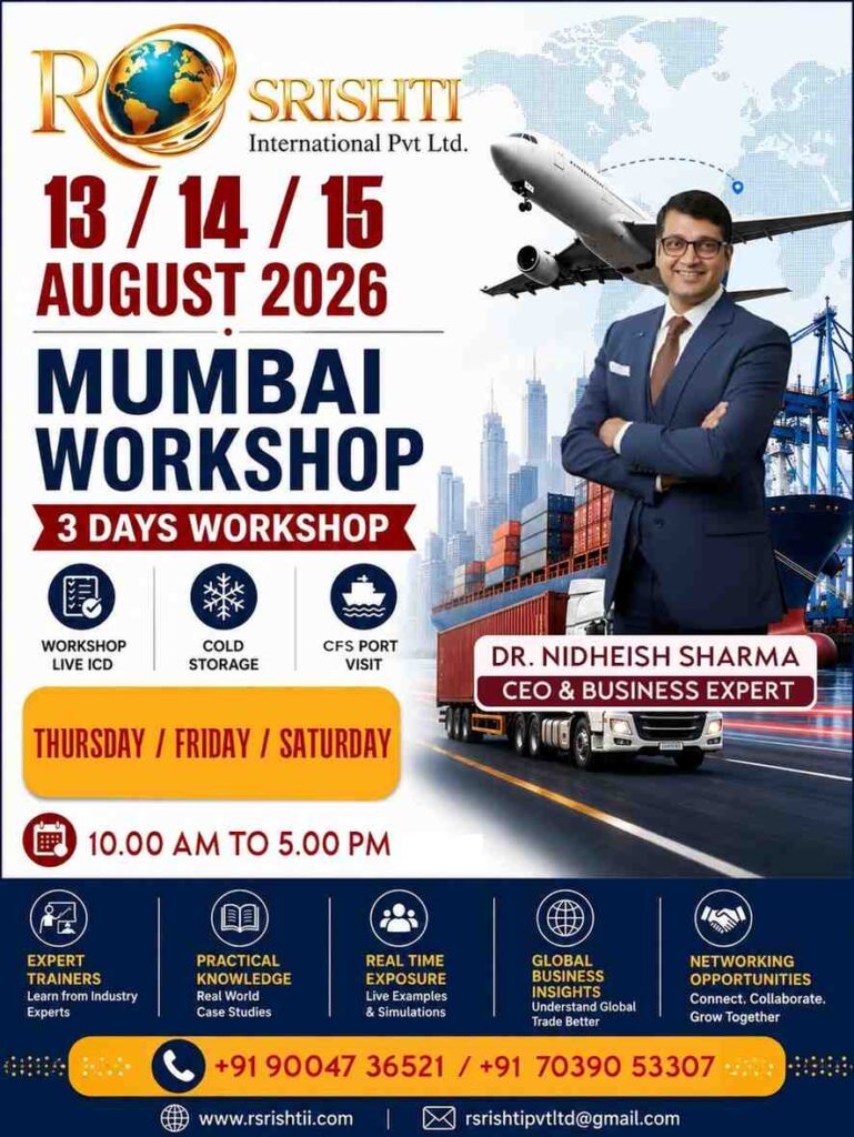Import Export Master Class Mumbai 2026