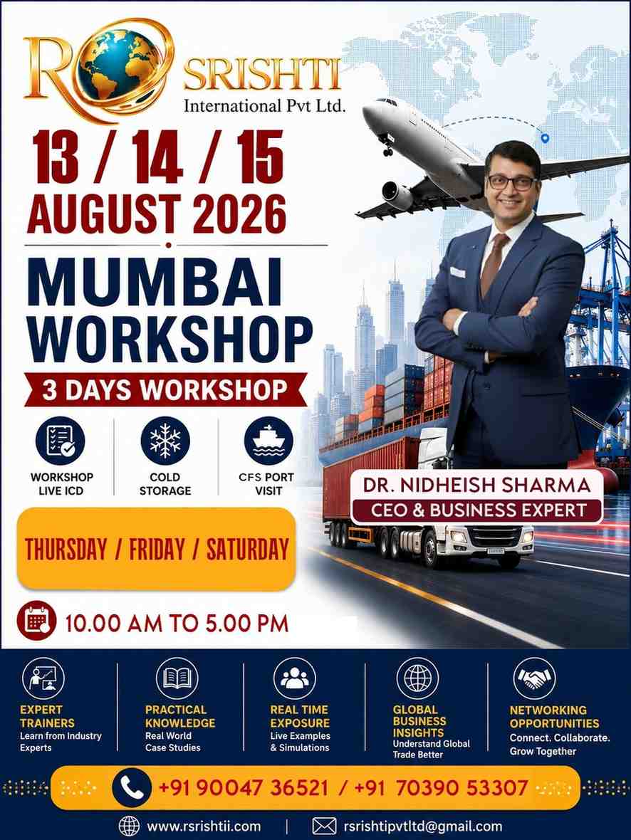 Import Export Master Class Mumbai 2026