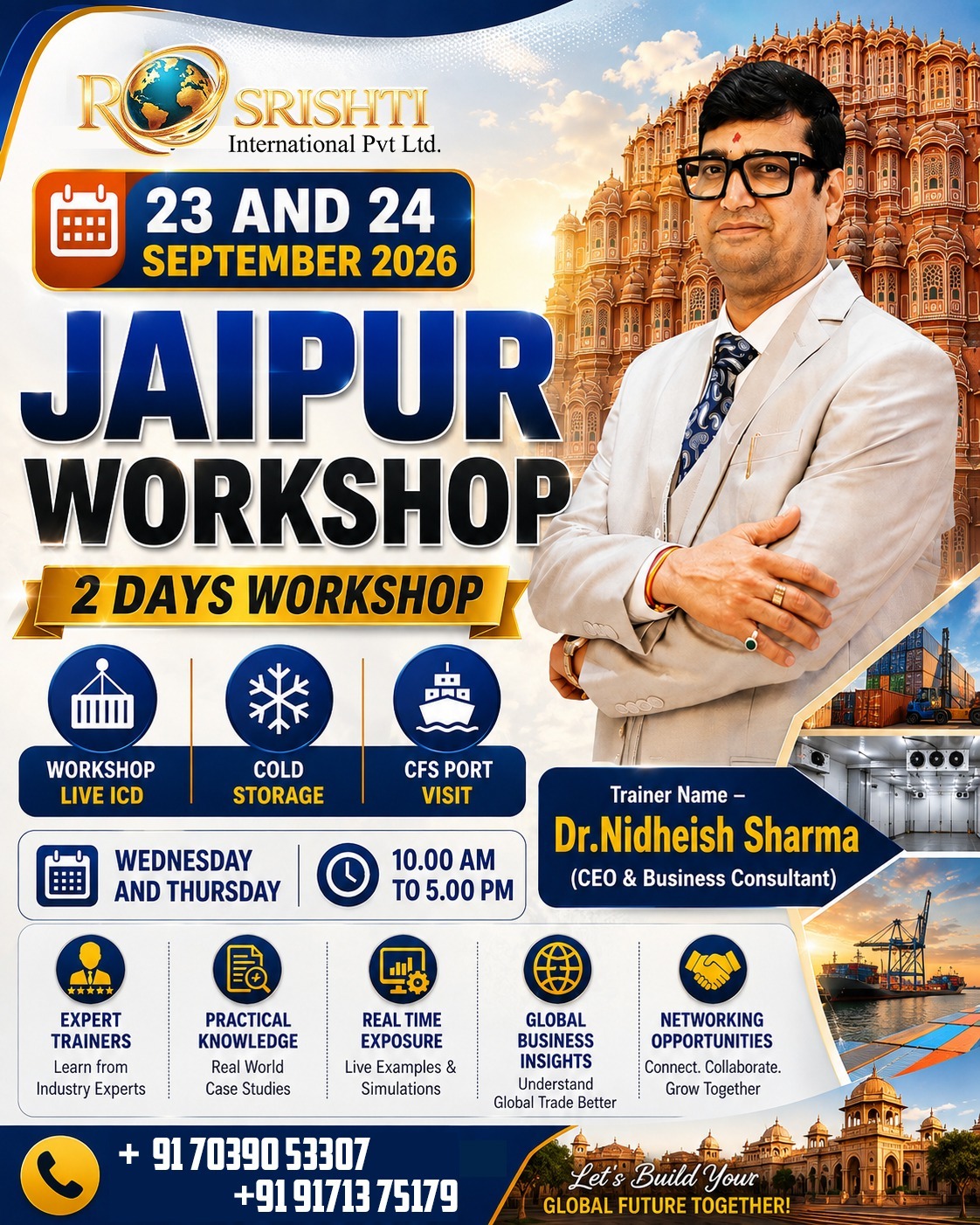 Jaipur Import Export Workshop 2026 Learn Global Trade with Practical Exposure - Rsrishti International Pvt. Ltd.